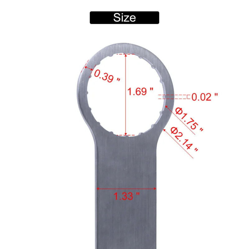 Repair tools Wrench Maintenance E-bike For BBS01 BBS02 BBSHD Motor Stainless steel Durable