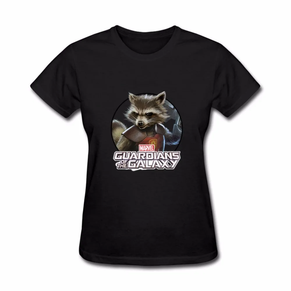 

Guardians of the Galaxy Rocket Portrait of a Legend Rocket Raccoon 2018 new women T-shirt movies
