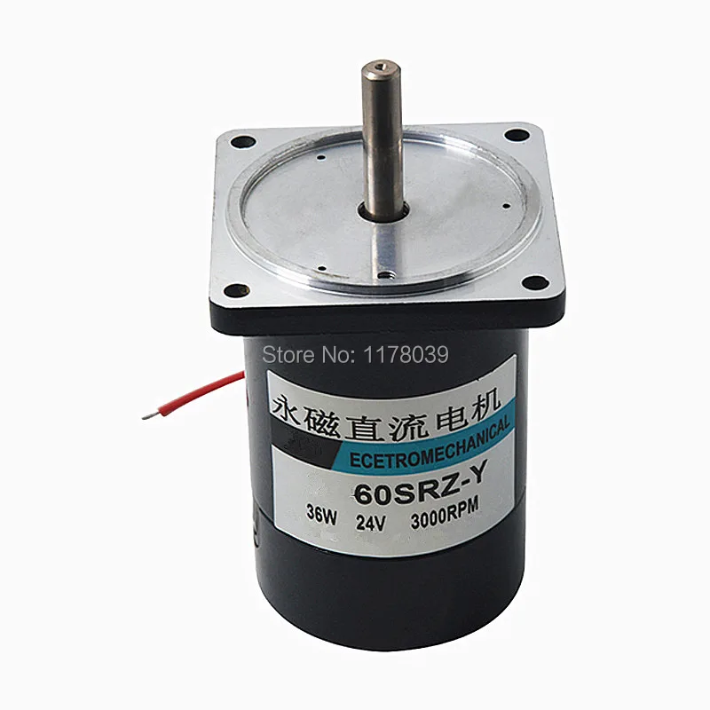

25W Large torque DC permanent magnet motor,Speed control Forward/reverse turn DC motor,12V24V high speed miniature motor,J17209