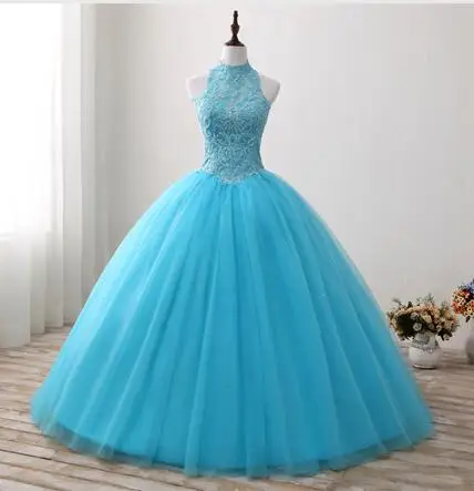 Bealegantom новое реальное фото бальное платье с бисером милое 16 платье для 15 лет Пышное Платье QA1299 - Цвет: the picture color