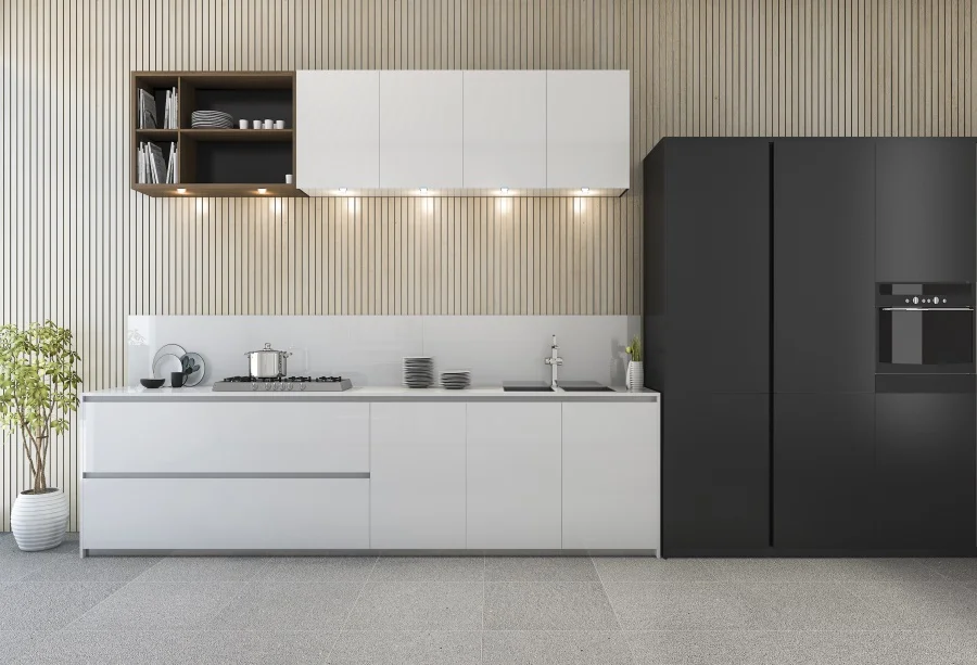 

Laeacco Simple Kitchen Board Light Cleaning Photography Backgrounds Customized Photographic Backdrops for Photo Studio