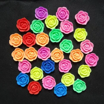 

1000g/lot Colorful EVA Big Rose Shape Crystal Soil Water Beads Aquarium Home Decor Free Shipping SJ020