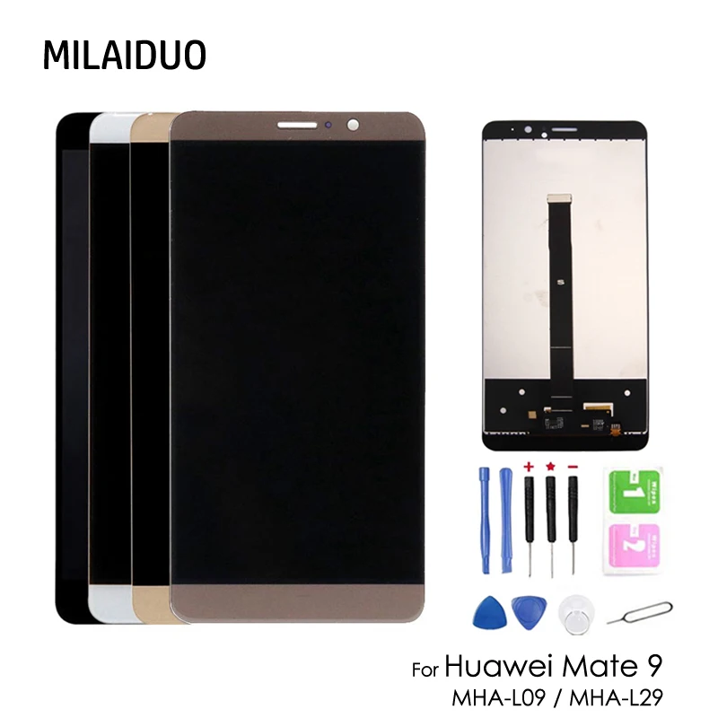 

Original 5.9" IPS Display For Huawei Mate 9 MT9 MHA-L09 MHA-L29 MHA-AL00 LCD Touch Screen Digitizer Full Assembly with Tools