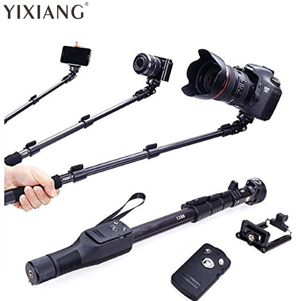 Штатив монопод YIXIANG для камеры Gopro Dslr IOS Android 1288 Bluetooth раздвижной Ручной штатив Yt