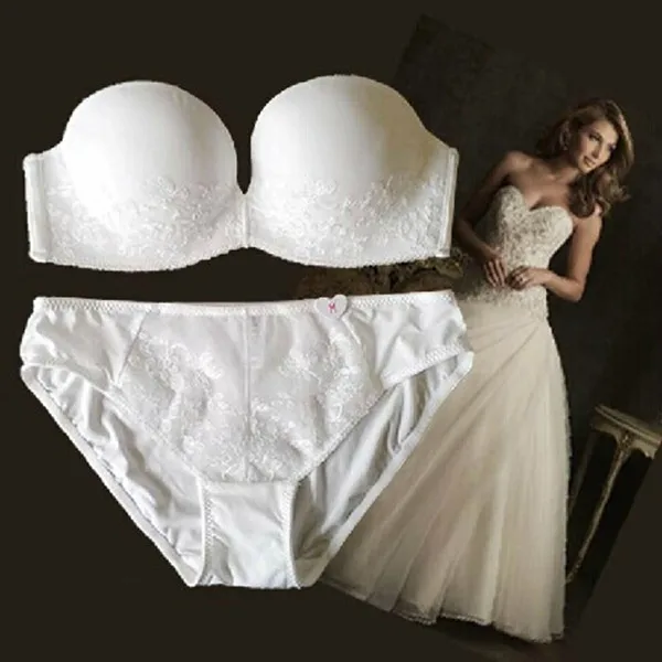 Комплект женского нижнего белья с чашками пуш ап и вышивкой|wedding rubber|dresses for attending