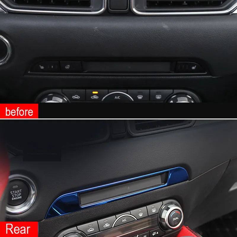 Аксессуары для Mazda мазда CX5 2019 2018 2017 автомобильная центральная консоль CD панель