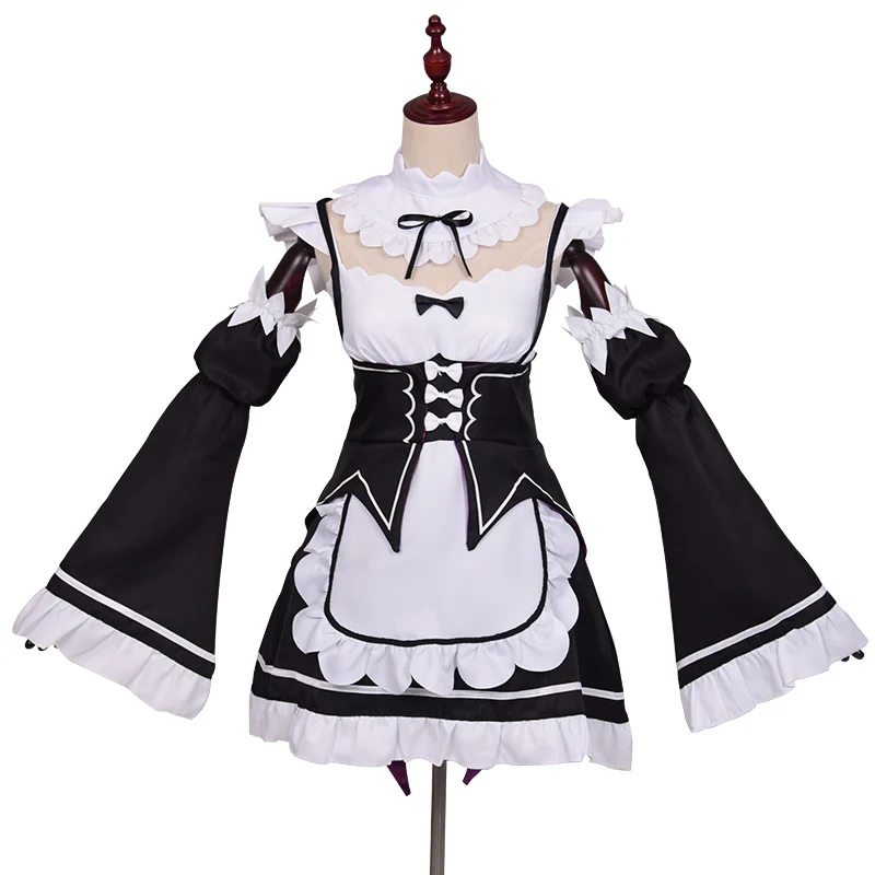 Re: Life In a Different World of Zero костюмы для косплея горничной Хэллоуина Ram Rem платья парики