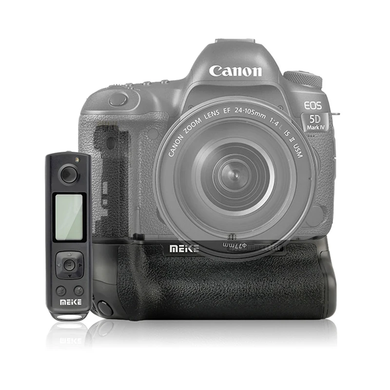 

Meike MK-5D4 PRO Battery Grip Vertical shoting With 2.4G Wireless Remote for Canon 5D Mark IV Camera