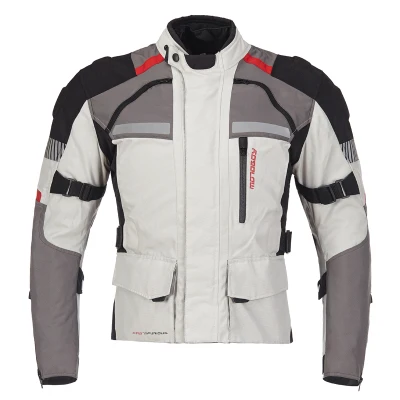 Для мужчин мотоциклетные Профессиональный Touring Куртки 3 Слои Костюмы светоотражающий дышащая куртка теплая одежда Куртки мотоцикл - Цвет: Gray jacket