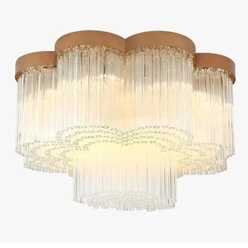 

new design modern 2 layers chandelier LED lamp AC110V 220V luxury living room dinning room light fixtures