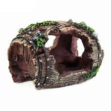 Decorações de aquário em resina, ornamentos de decoração de aquário, caverna, acessórios de decoração de aquário para tanque de peixes