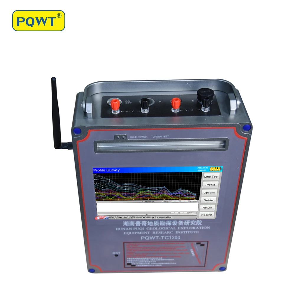 

PQWT-TC1200 1500 meter Deepest Underground Water Detection High Success Rate Water Scanner