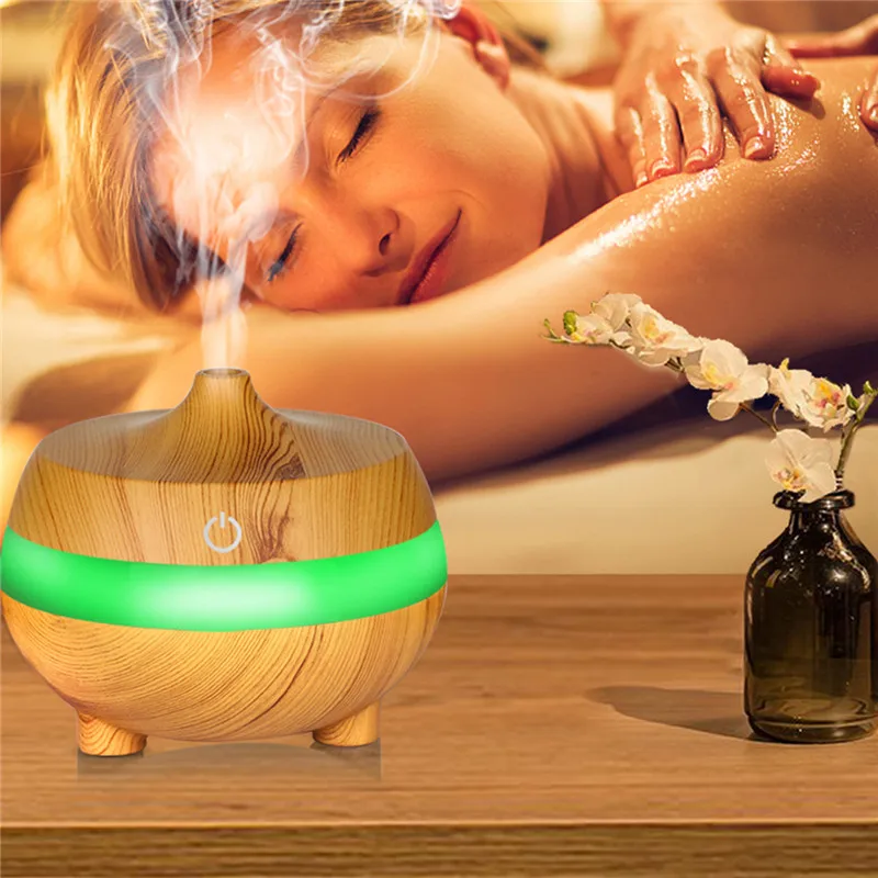 

USB Aroma Essential Oil Diffuser Ultrasonic Cool Mist Humidifier Air Purifier 7 Color Change LED Night light For Office Home Car