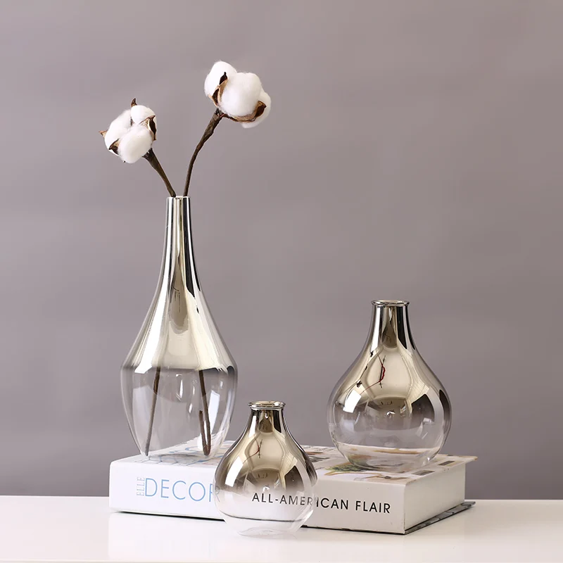 Креативная стеклянная ваза ручной работы, Настольная прозрачная бутылка для цветочного растения, сделай сам, Террариум, гидропонный контейнер, Свадебный домашний декор