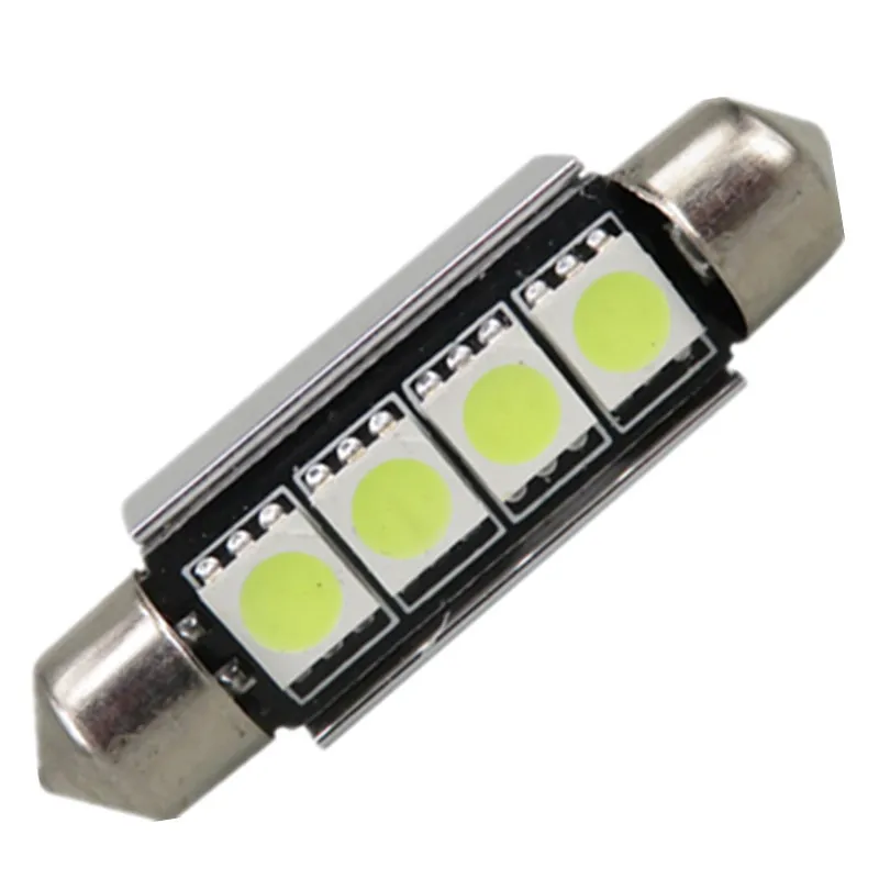 1х гирляндовый светильник 36 мм 39 мм 41 мм C10W C5W 4SMD 8SMD 12SMD 5050 Светодиодный светильник CANBUS Автомобильная номерная табличка авто корпус интерьерные купольные лампы