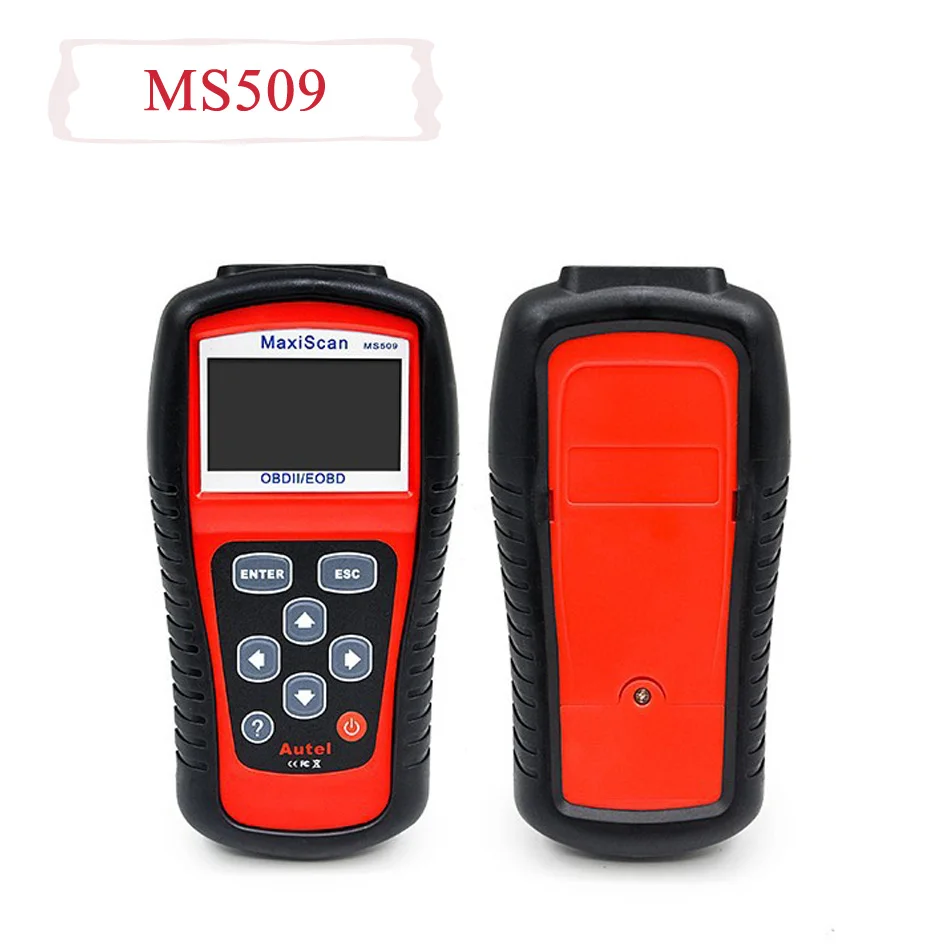 Goede Autel MaxiScan MS509 OBD2 Motor Fault Diagnose Scanner Auto Code Reader MS509 OBDII Code Readers   Scan Gereedschap
