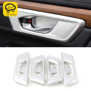 

CarManGo for Honda CRV C-RV 2017 Car Auto front column loudspeaker frame Sitcker decoration trim cover Accessories