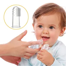 Baby Kids Silicone Finger Toothbrush Children Teeth Clear Gum Brush Infant Deciduous Tooth Brush Massage Children’s Tooth Brush