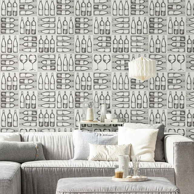 Feature White Retro Background Wallpaper Roll Antique Modern Bottle Feature White Retro Background Wallpaper Roll Antique Modern Bottle Designer Vintage Backdrop Wall Paper