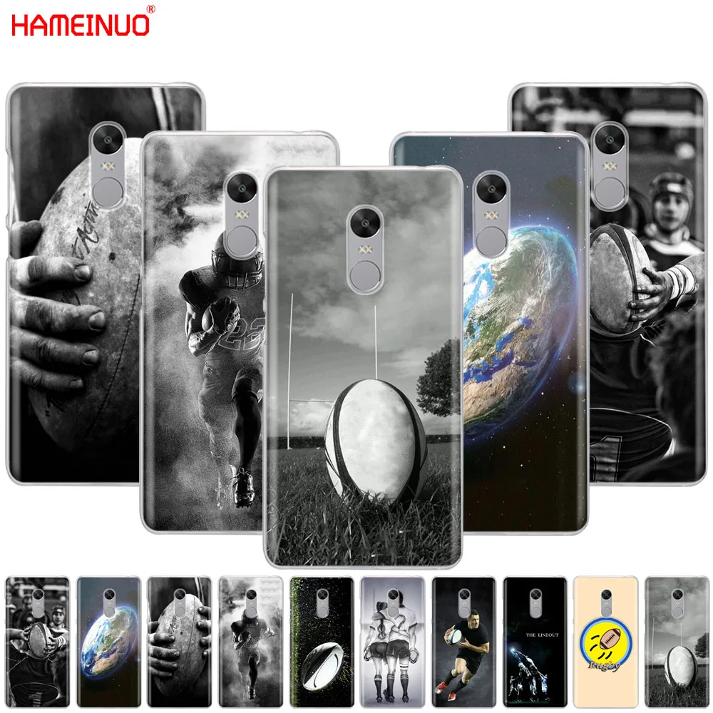 

HAMEINUO Rugby Ball Sport Cover phone Case for Xiaomi redmi 5 4 1 1s 2 3 3s pro PLUS redmi note 4 4X 4A 5A