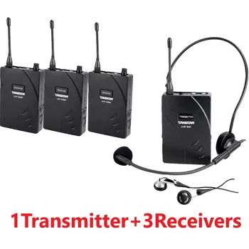 

Takstar UHF-938/ UHF 938 UHF frequency wireless tour guide system UHF frequency 1 Transmitter+3 Receivers for tour guiding