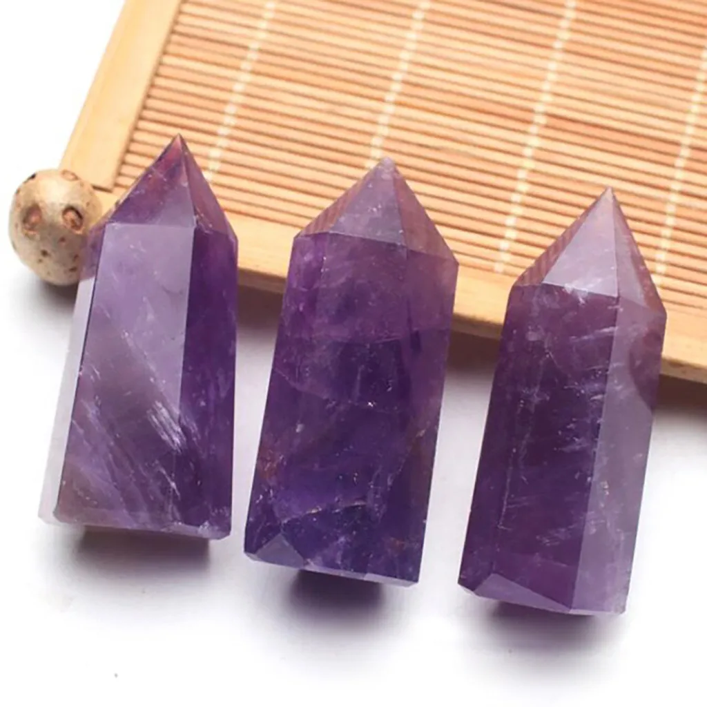 

Smelting Quartz Crystal Point Healing Obelisk Hexagonal Wand Reiki 1pc d90506