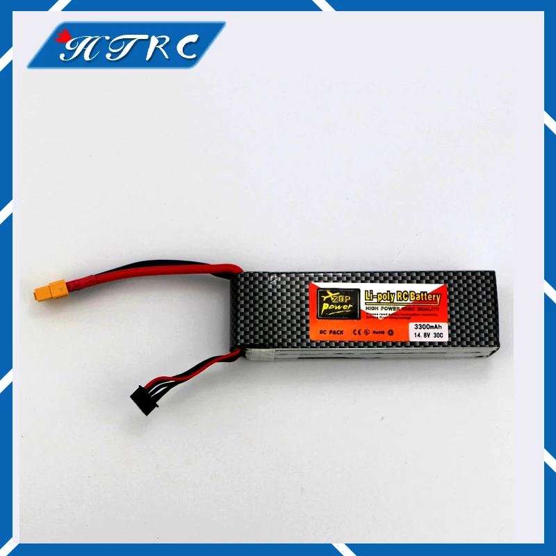 

LI-PO 3300mAh 14.8V 30C(Max 60C) 4S for RC Hobby For Quadcopters Helicopters RC Cars Boats High Rate batteria lipo car part