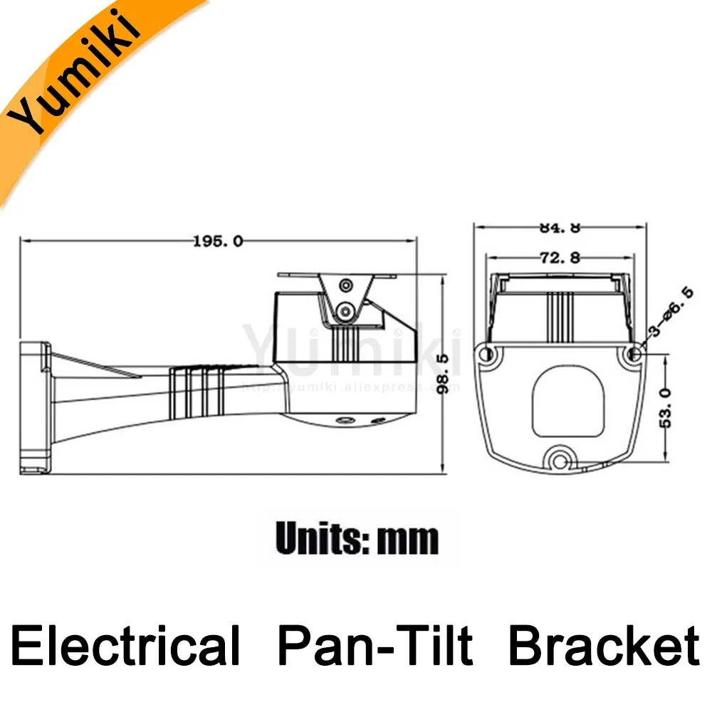 PTZ кронштейн Электрический вращающийся кронштейн Pan Tilt установка/подставка/держатель cctv аксессуары для камеры видеонаблюдения