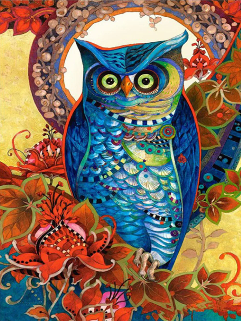 

5D DIY Diamond embroidery owl full drill diamond painting Cross Stitch sets pictures of Rhinestones mosaic decor