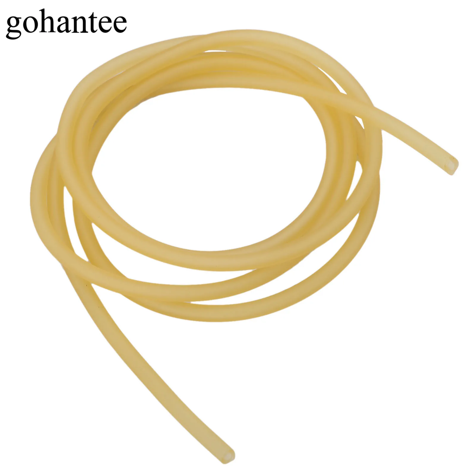 

gohantee Yellow 1M Natural Latex Rubber Tube Elastica Bungee for Hunting Slingshot Catapult 1.6mmX3.6mm 1636 Rubber Bands Tubes