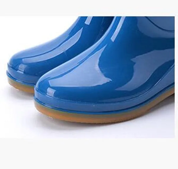 Rouroliu Women Ankle Warm Rainboots Female Winter Platform Boots Autumn PVC Waterproof Water Shoes Wellies Woman FR24 Rouroliu Women Ankle Warm Rainboots Female Winter Platform Boots Autumn PVC Waterproof Water Shoes Wellies Woman FR24