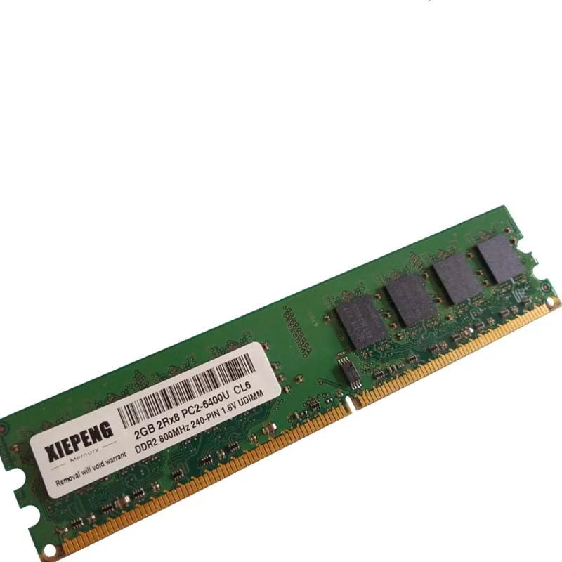 2GB DDR2 800MHz RAM 4GB 2Rx8 PC2-6400U 240p UDIMM 1GB DDR2-667MHz 2G PC2 5300 NON ECC PC2 4200 533 Desktops Memory