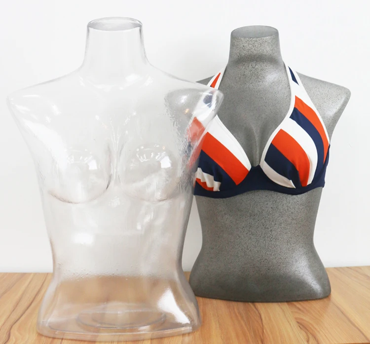 

High Quality Underwear Display Underwear Model Transparent Headless Swimsuit Bra Mannequin