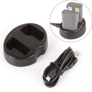 

USB Dual Battery Charger For LP-E6 LPE6 Canon EOS 5D Mark II III IV 70D 6D 7D 7D2 60D 80D Digital Camera Battery Pack