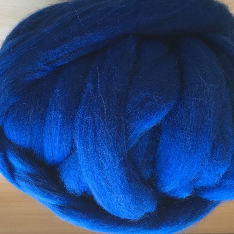WFPFBEC DIY handmade Needle Felting wool felt poke fun filled Wool fibre Tops Roving DIY Spin 10g/30pcs/lot 300g