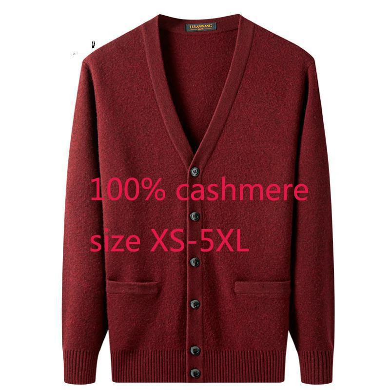 Новое поступление Высококачественная Мужская 100% кашемировая утолщенная куртка