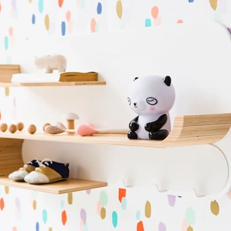 Lovely LED Panda Night Lights Soft Light Black White Baby Pillow Bedroom  Feeding Bedside Lamp Holiday Decor Lighting (7)