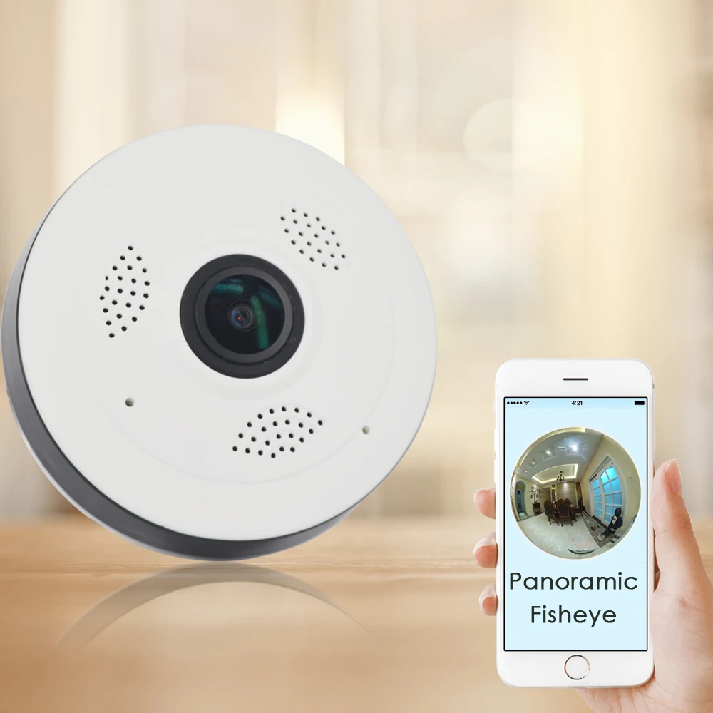 CTVMAN 360 Camera HD 1080P CCTV Mini Dome Night Vision Fisheye Wifi Wireless IP Security Baby Cameras Indoor Home Surveillance |