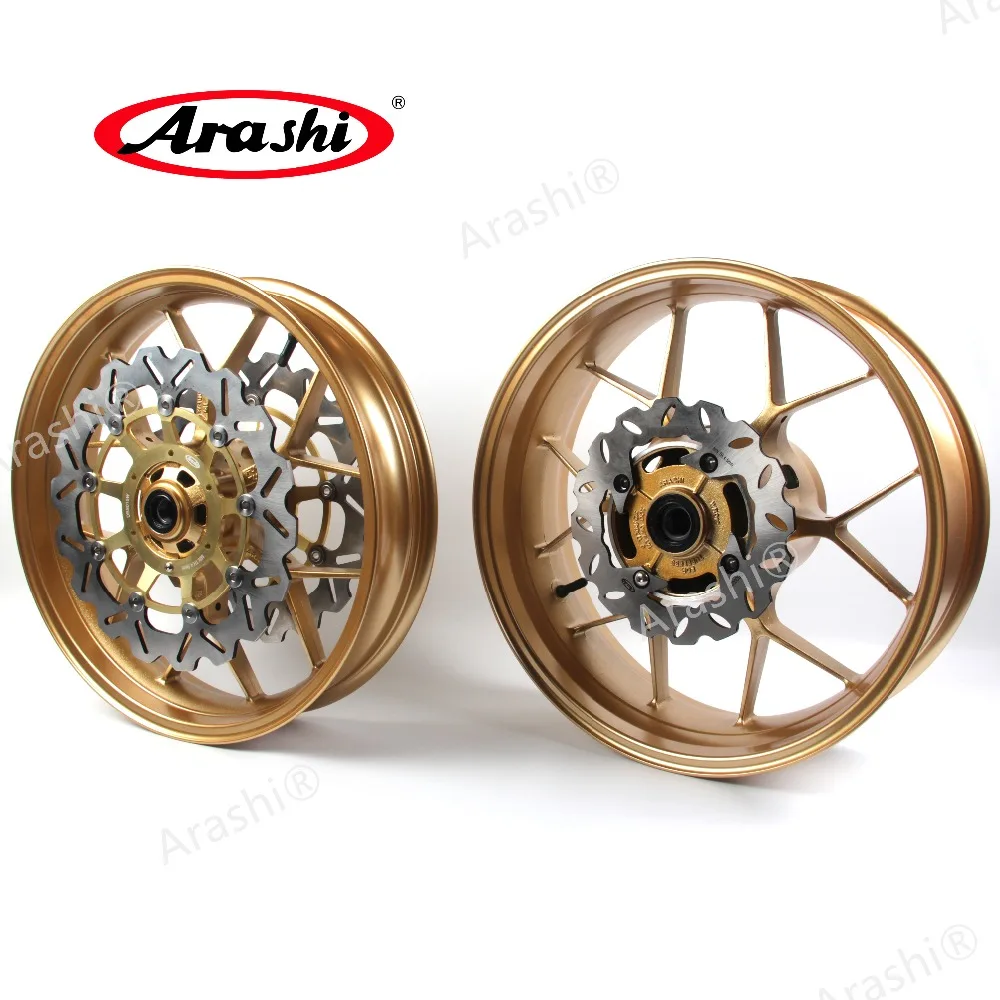 

Arashi 1 Set Front Rear Wheel Rim Brake Disc Rotors For HONDA CBR600RR 2007-2017 CBR600 CBR 600 RR 2007 2008 2009 2010 2011 2012