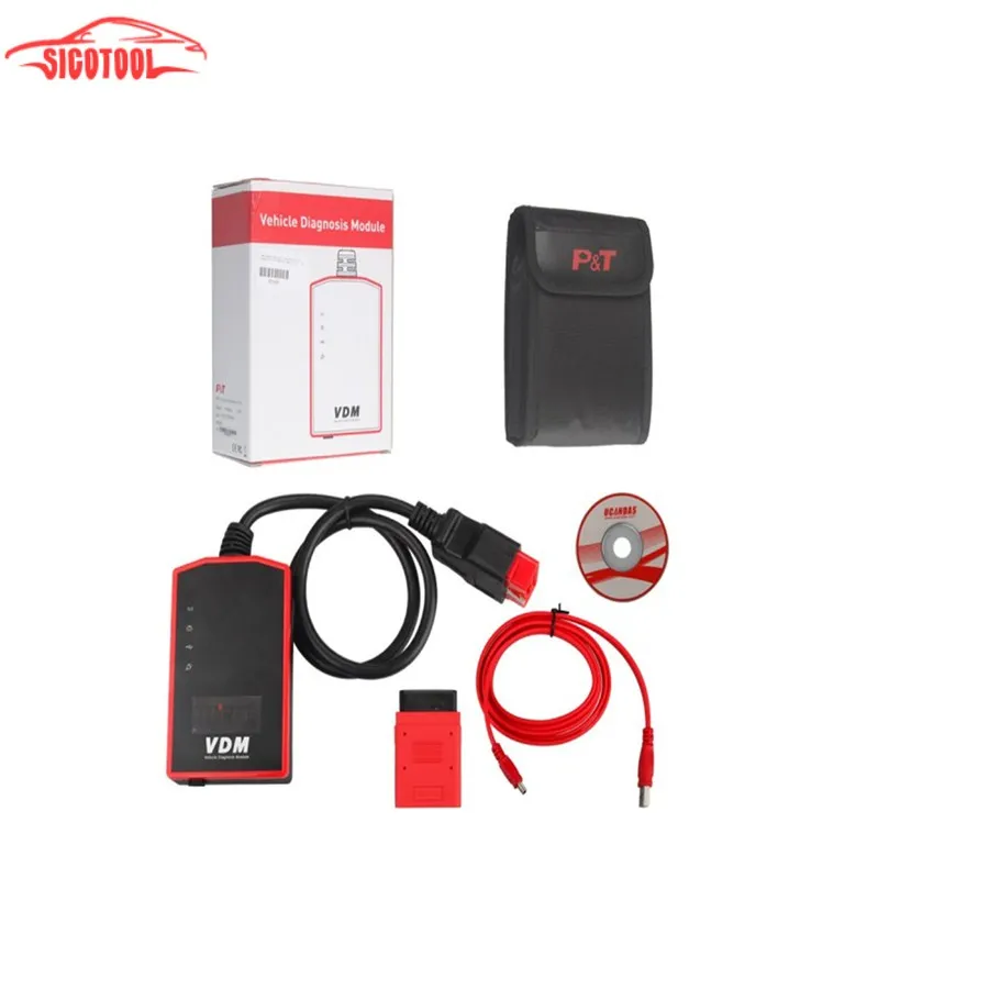 100% Original OBDII Vehicle Diagnostic UCANDAS VDM Auto Diagnosis System online update with WIFI same function as Diagun