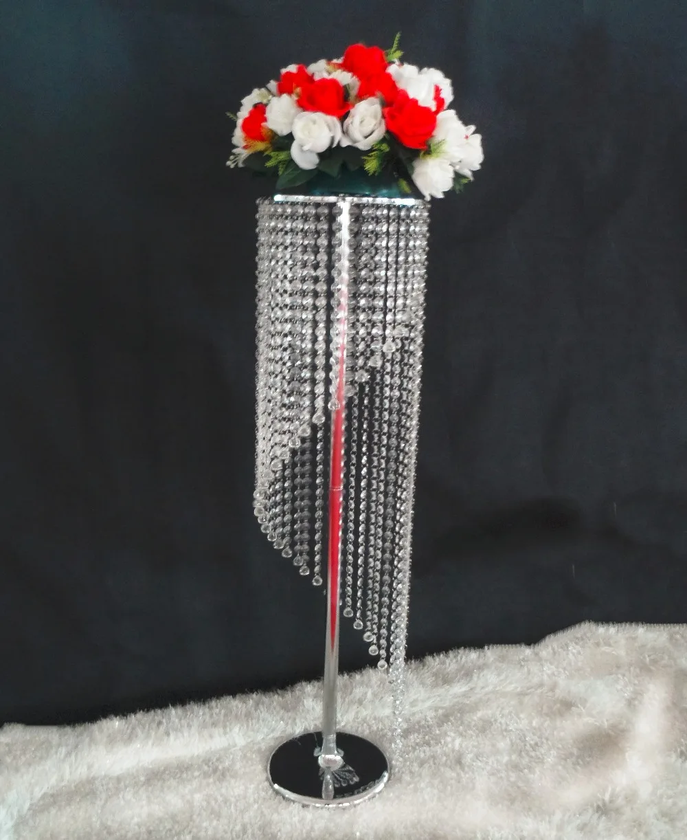 Бесплатная доставка 47 дюймов для свадьбы с кристаллом|wedding pillars|wedding columnscrystal