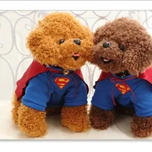 Чучело Супермен собака плюшевые игрушки 25 см собака кукла пара куклы c8069