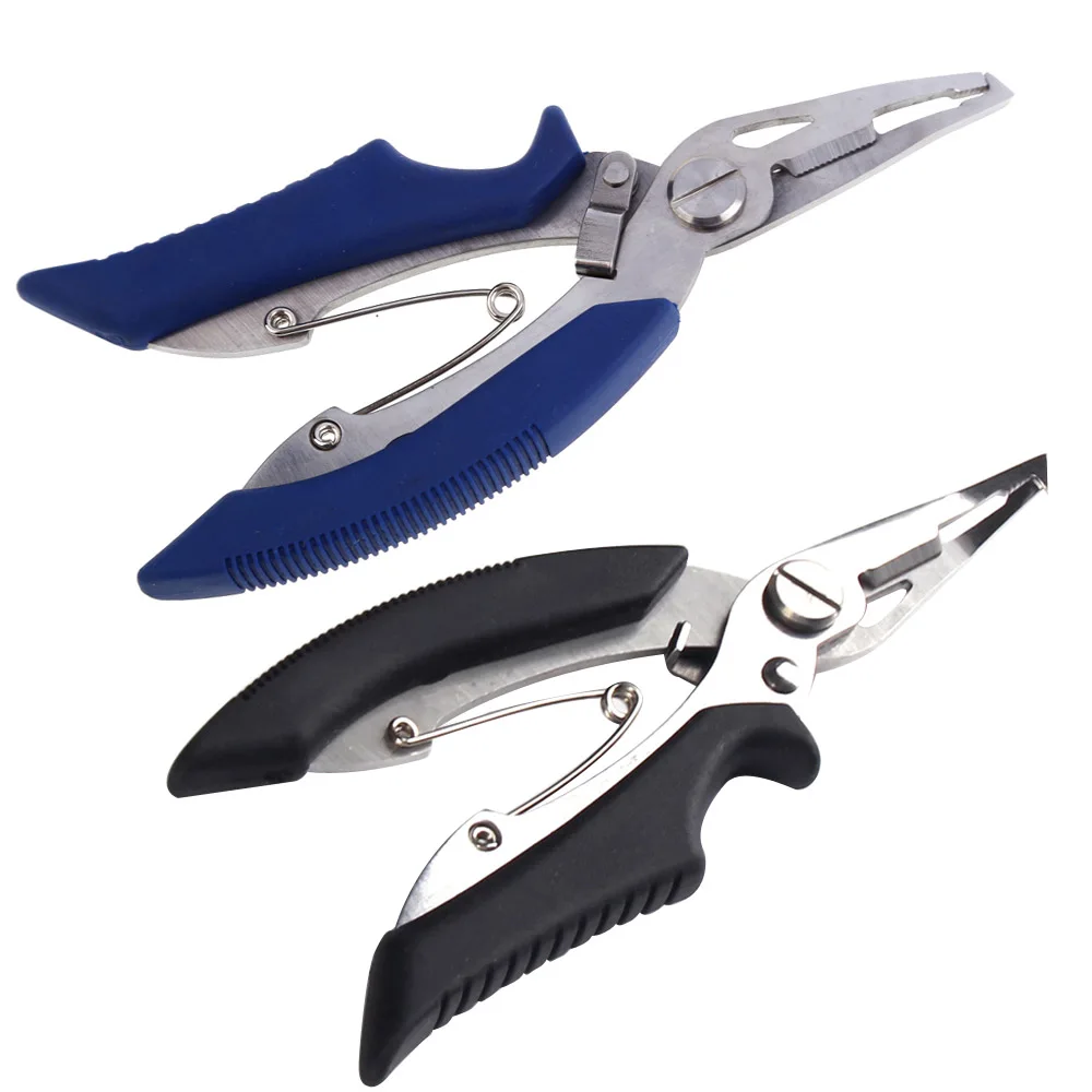 

Multifunctional Stainless Steel Fishing Plier Scissors Fishing Lure Hook Remover Anti-slip Line Cut Scissor Carp Fishing Tackle
