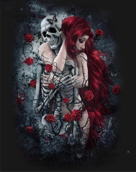 skulls beauty love