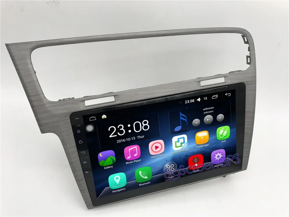 Discount 10.2 Inch Android Quad Core GPS Navigation For Volkswagen VW GOLF 7 2013 2014 2015 2016 Stereo Multimedia Free Map Bluetooth 1