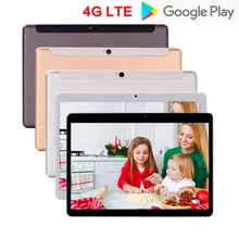 Tablets 10 inch Tablets Android 8.1 Ten Core 4GB+64GB 1920*1200 IPS Dual 4G Phone Call Tablet WiFi Android Tablet for Children