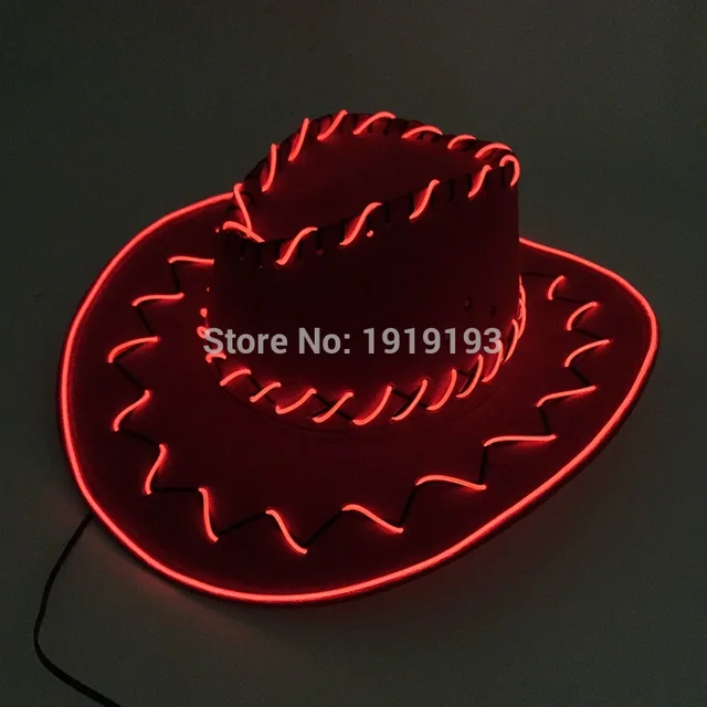 led cowboy hat