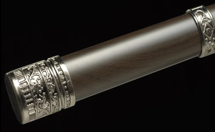 Ручной работы традиционный меч династии Хань, катана лезвие из нержавеющей стали палисандр оболочка металлическая ручка HL