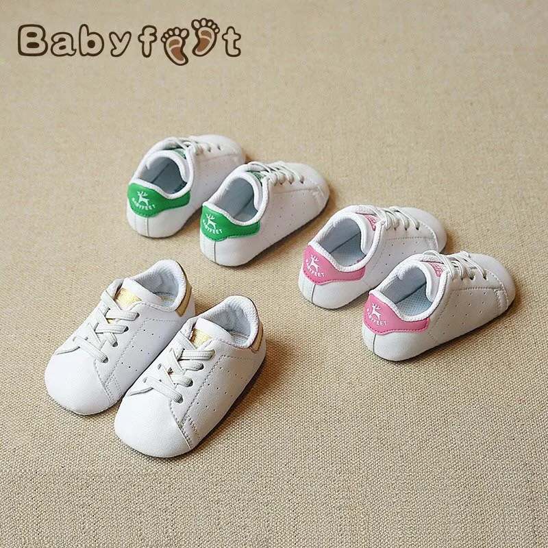 Babyfeet spring and summer Microfiber Leather Toddler sneakers Baby Shoes 0-1 years old boy and girl white shoes for 6 months babyfeet summer cool toddler shoes 0 2 year old newborn baby girl