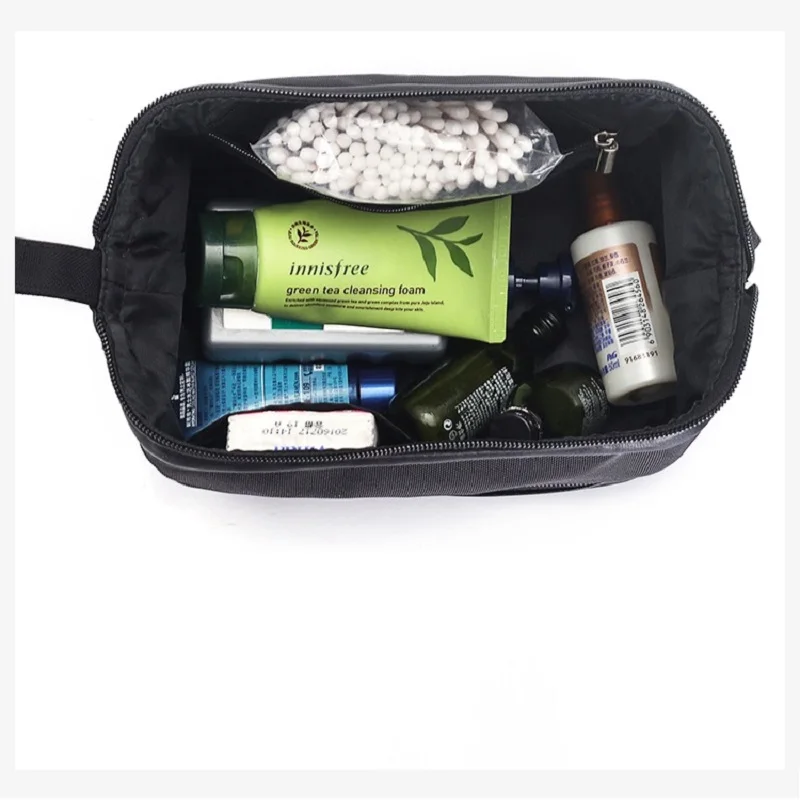 Beste Dubbeldeks Waterdichte Cosmetische Tas Mannen Wassen Scheren Travel Organizer Bag Benodigdheden Grote Capaciteit Vrouwen Wc Make Up Tas